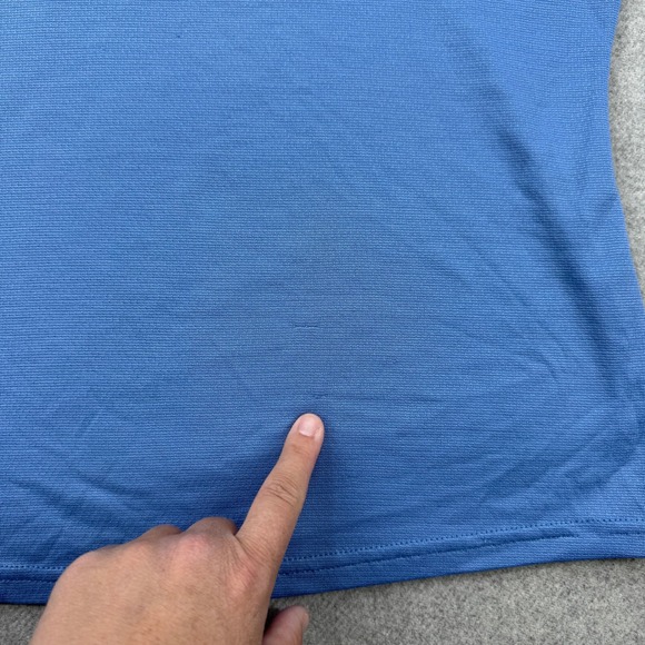 Vintage Patagonia Capilene 1/4 Zip Pullover Womens L Blue Base Layer Made In USA - Picture 14 of 16